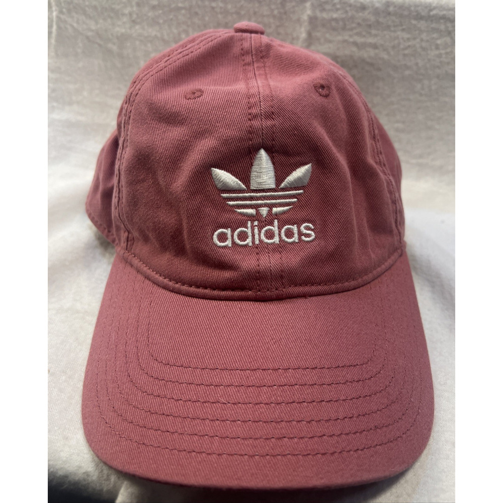 Adidas Trefoil Women's Slideback Hat Pink‎ OSFW Embroidered Adjustable